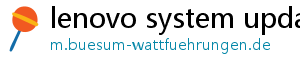 lenovo system update